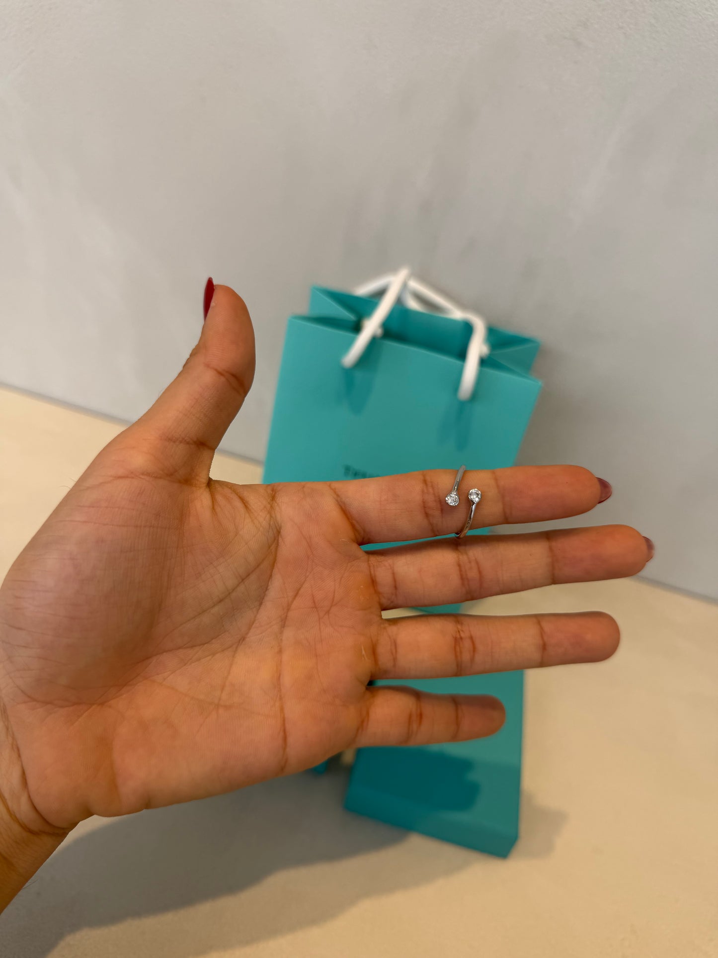 Anillo TIF plateado -5177