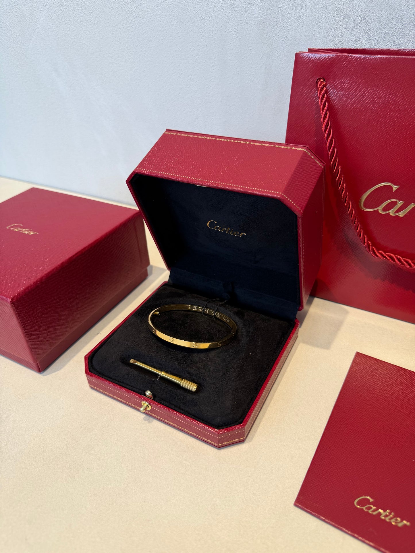 Pulsera CRT LOVE -Delgado- Gold-5149