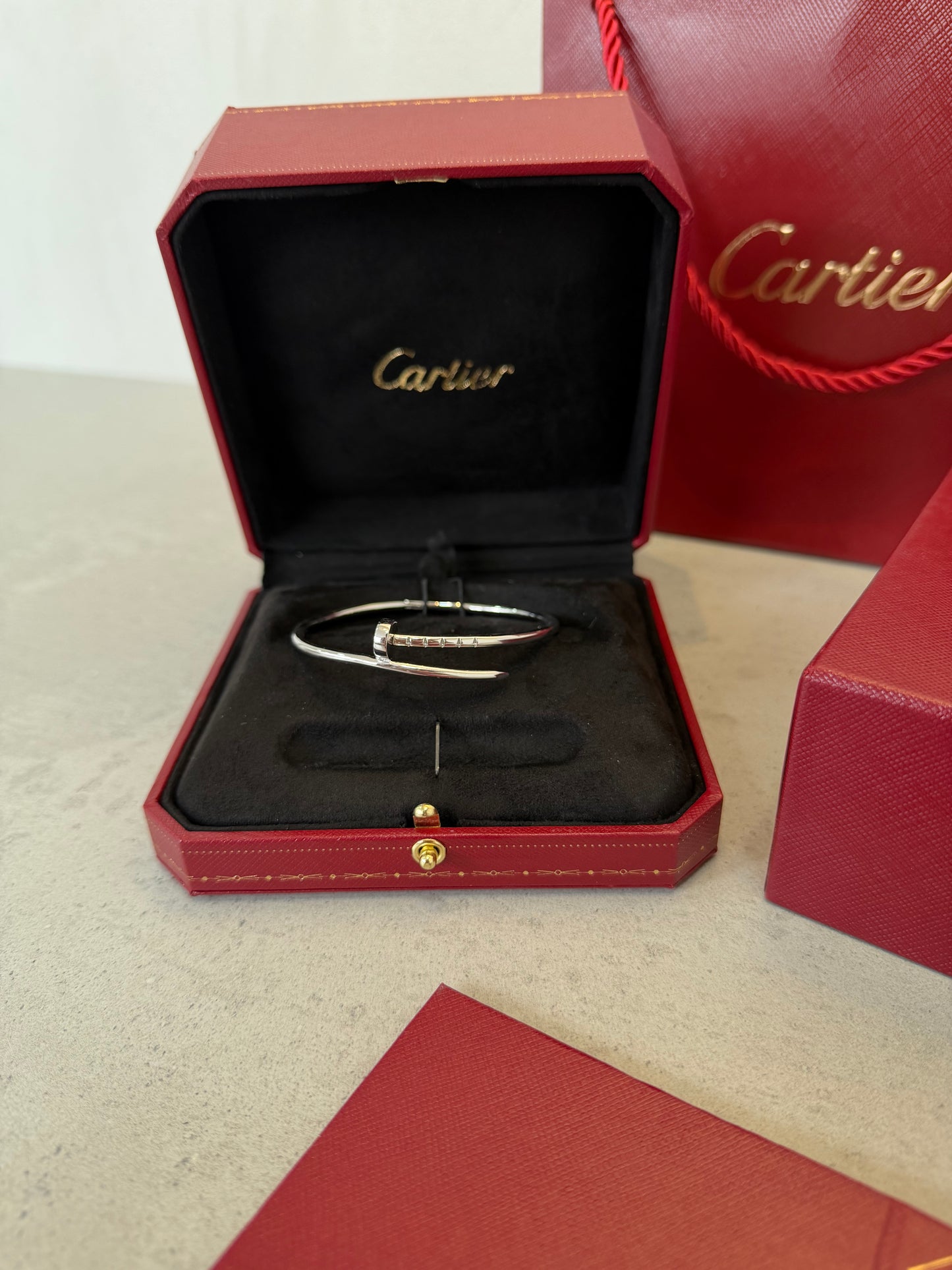 Pulsera CRT- JC plateada con cierre -5156