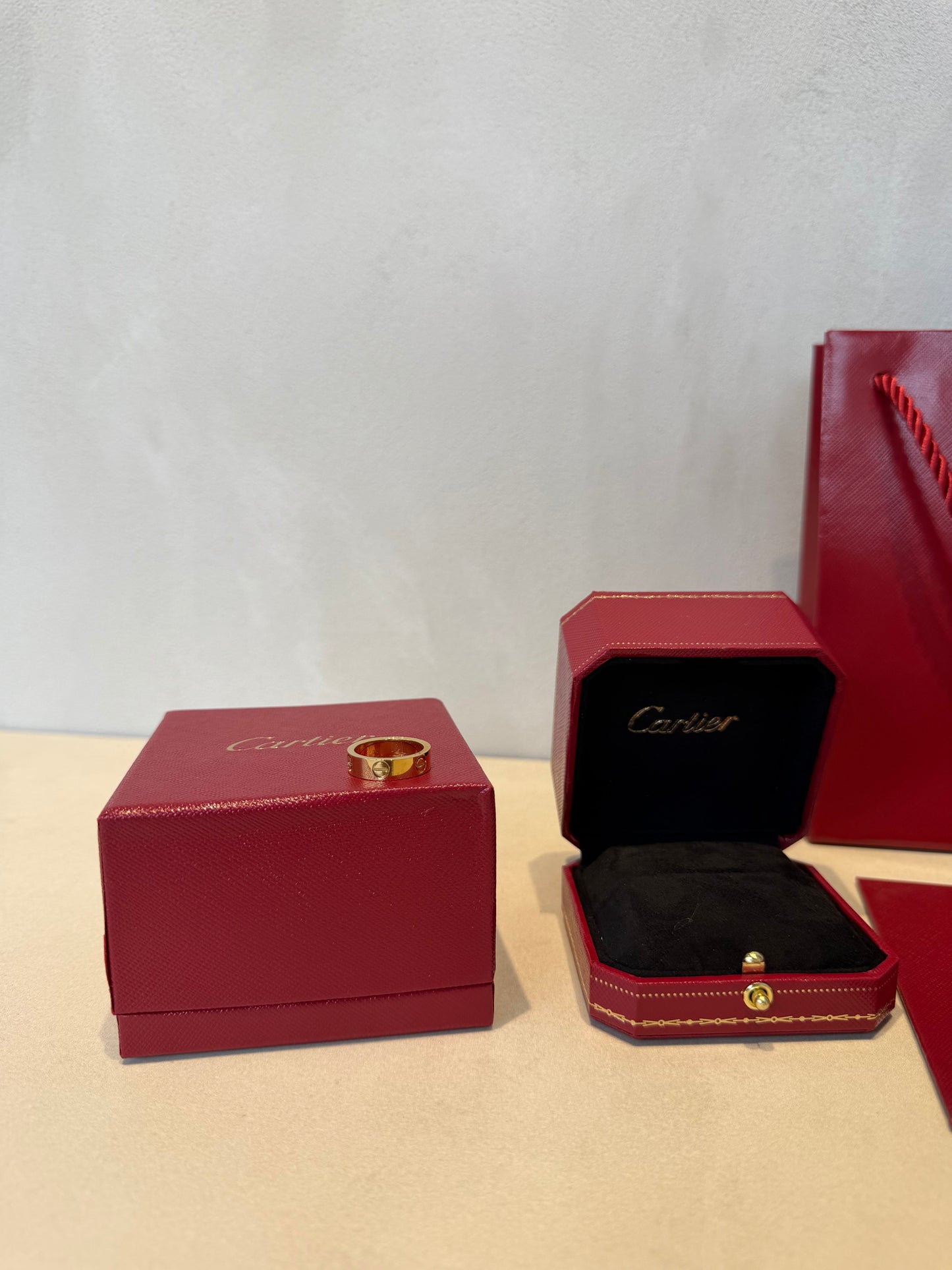 Anillo CRT LOVE RING- Grueso- Gold -5142