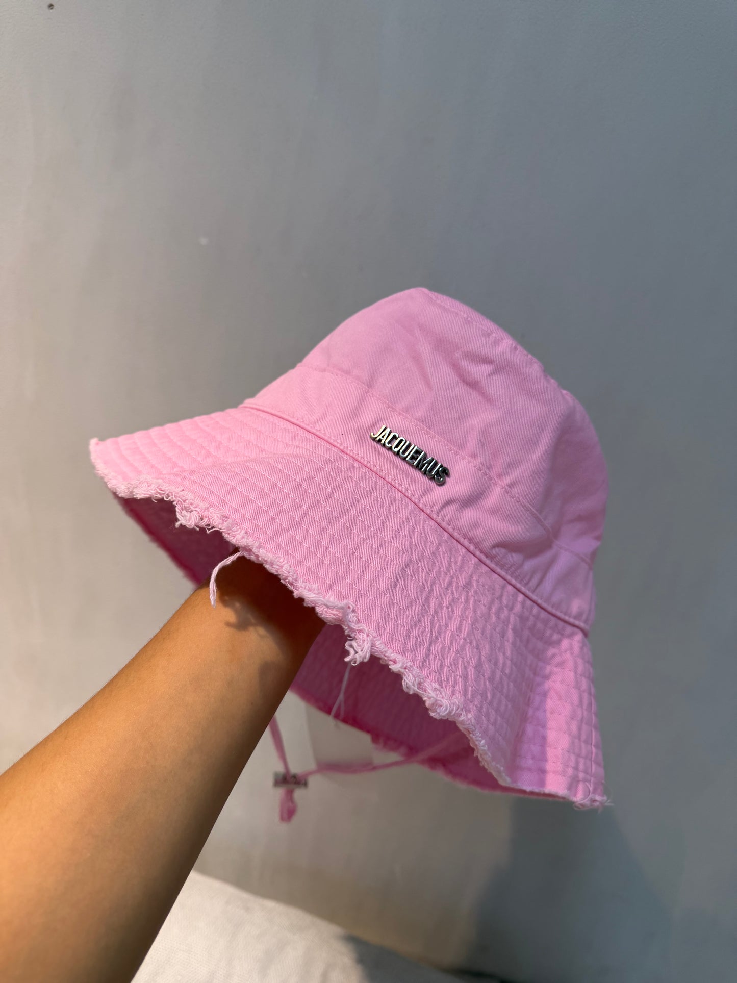 Sombrero Jacquemus rosa -5342