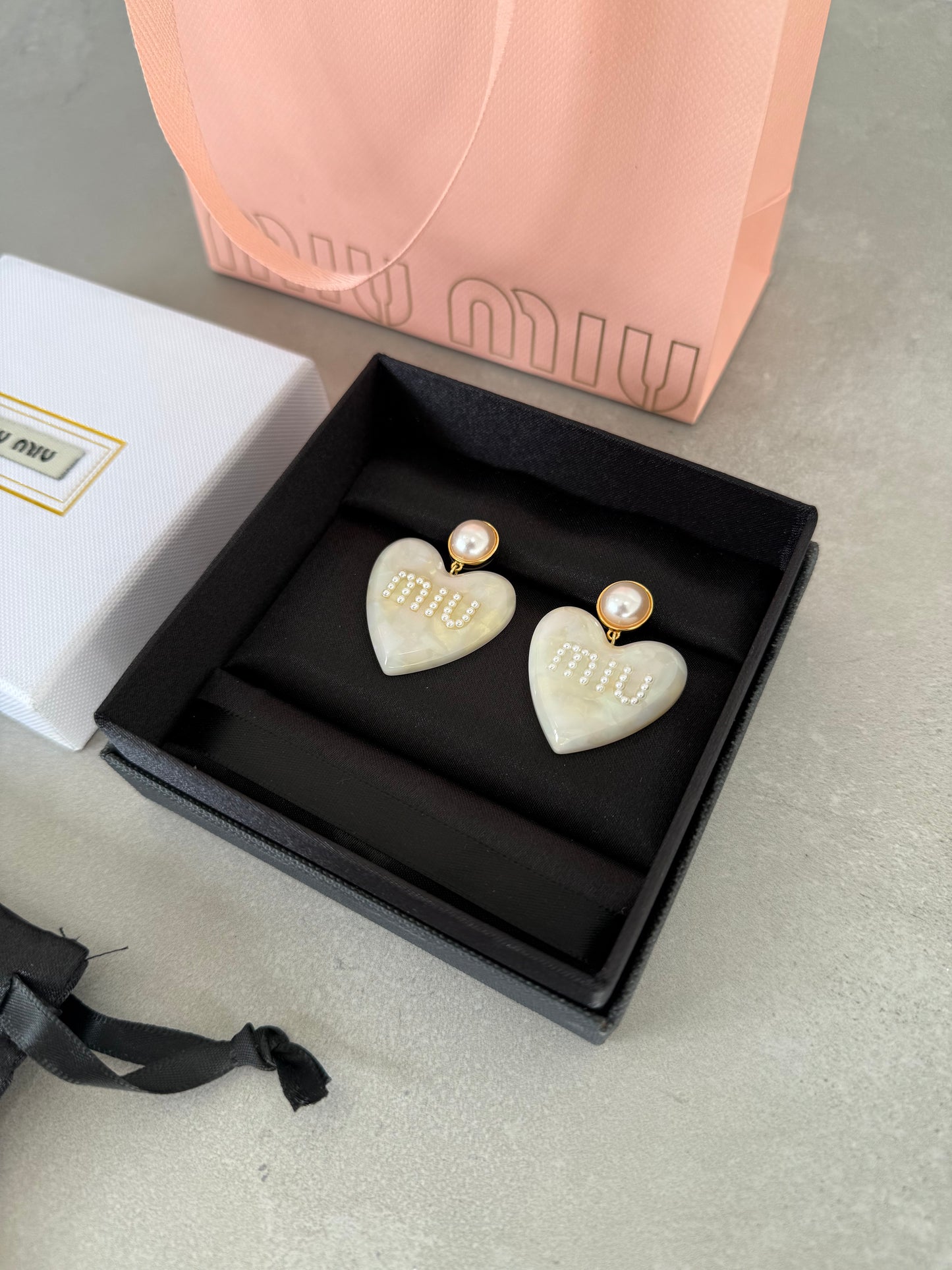 Aretes MM blancos - 5462