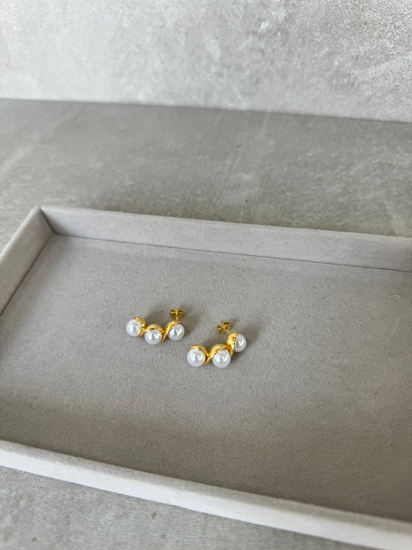 Aretes CEL perlas -5285