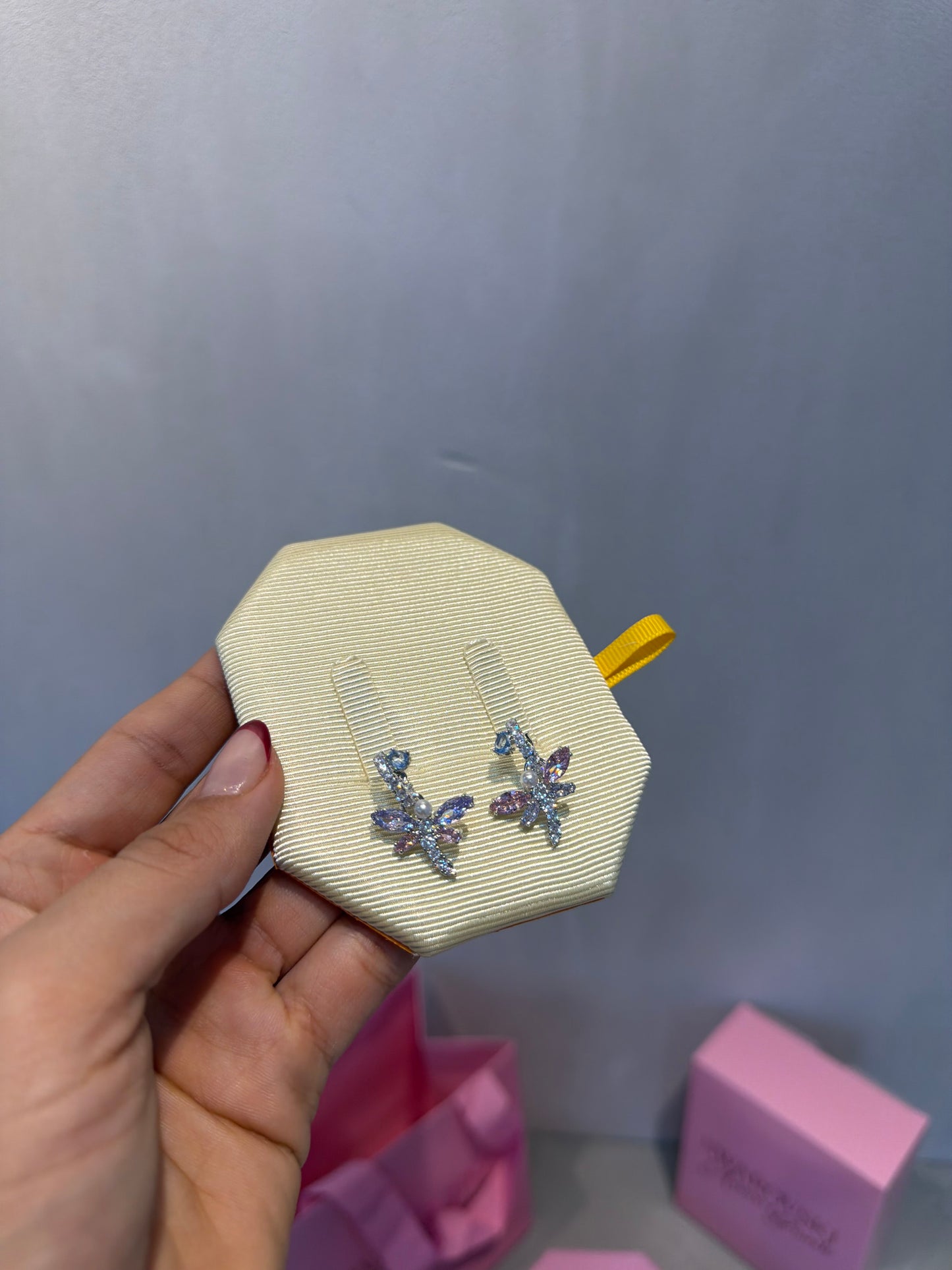 Aretes SW libélula argolla 5674