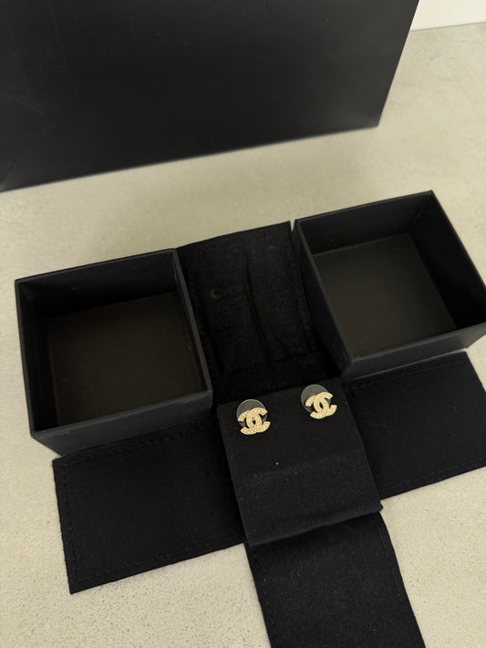 Aretes CC diamantes - 5472
