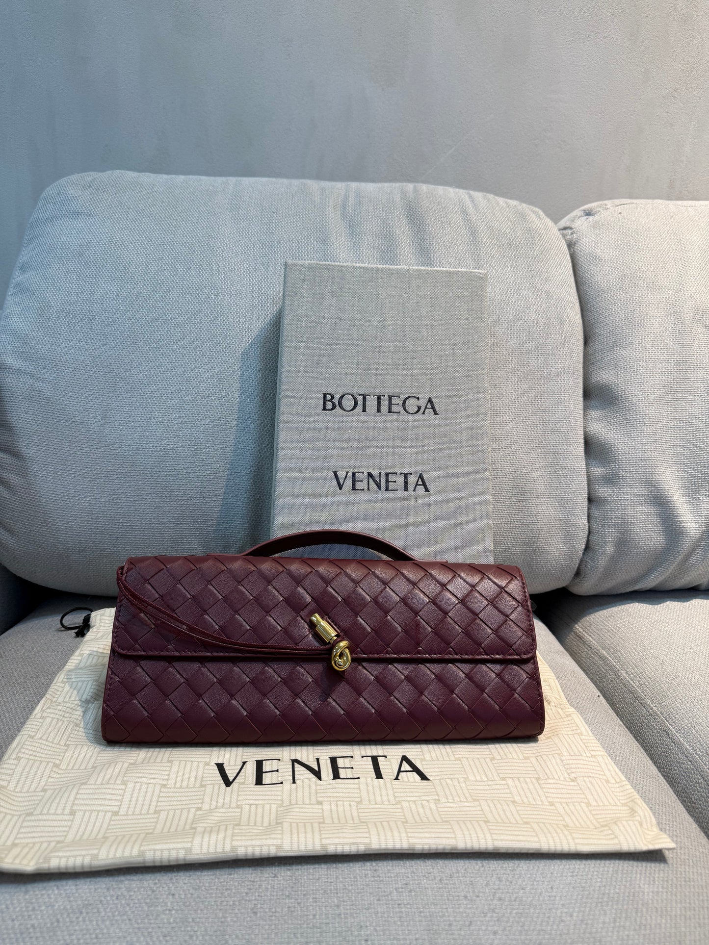 Bottega Venneta Burgundy Bag