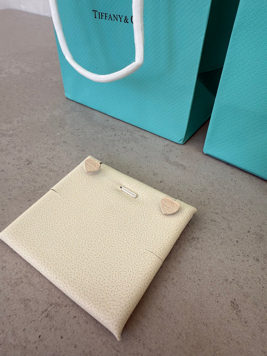 Aretes TIF Corazón plateado 5192