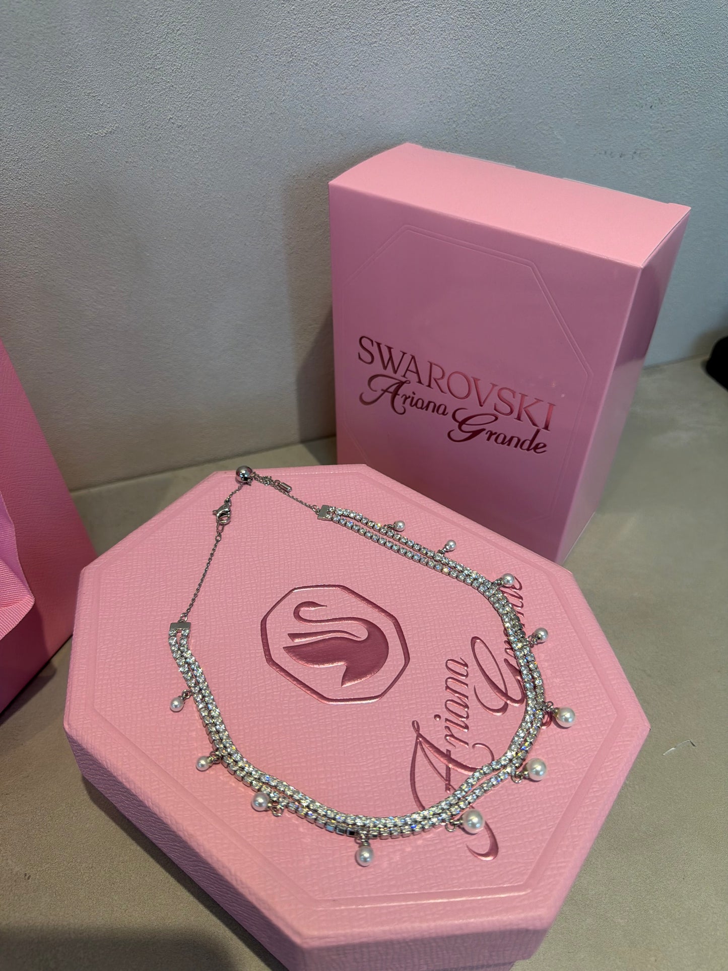 Collar SW perlas colgantes 5689