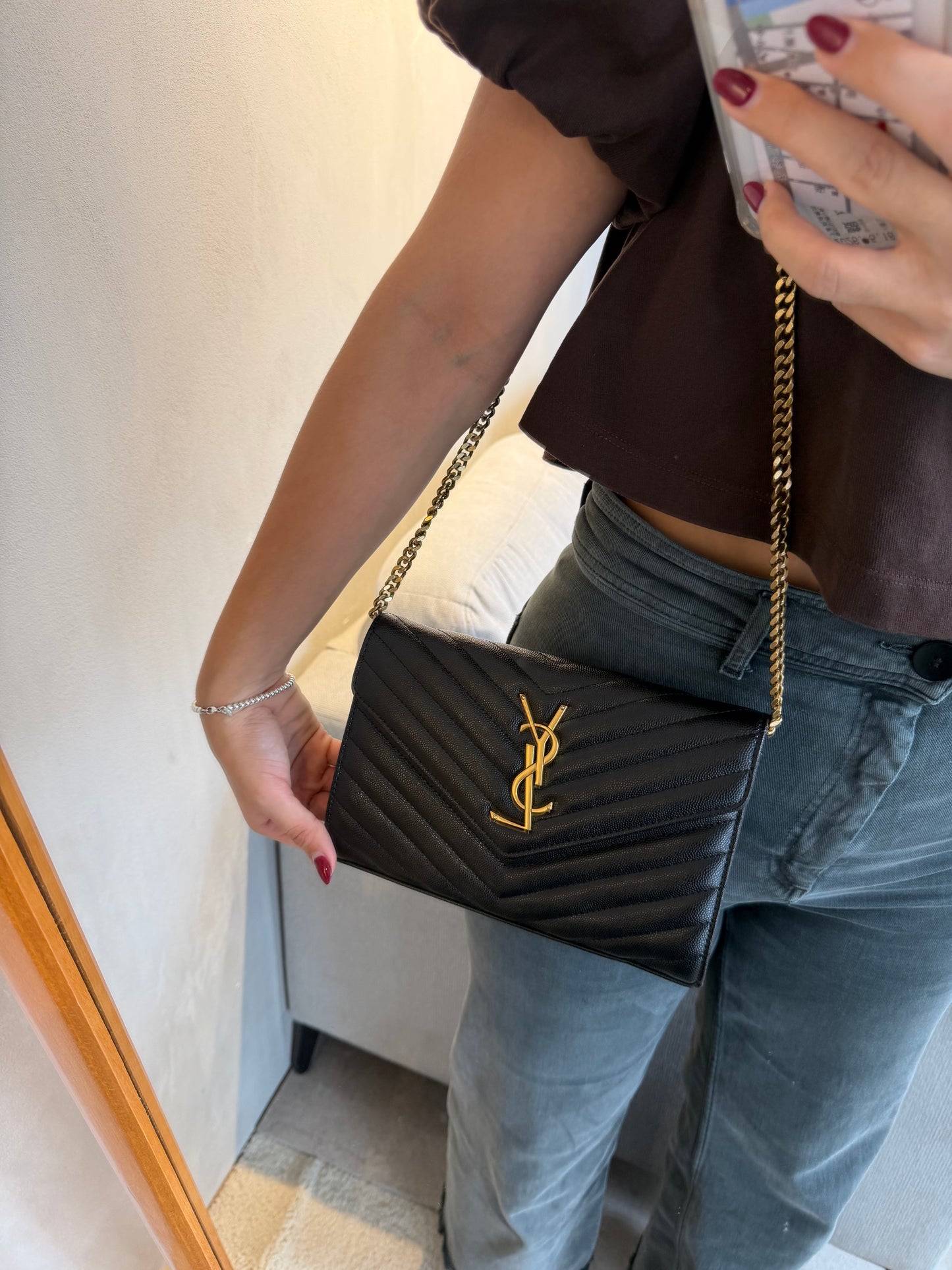 Bolso YSL Negro - 5624