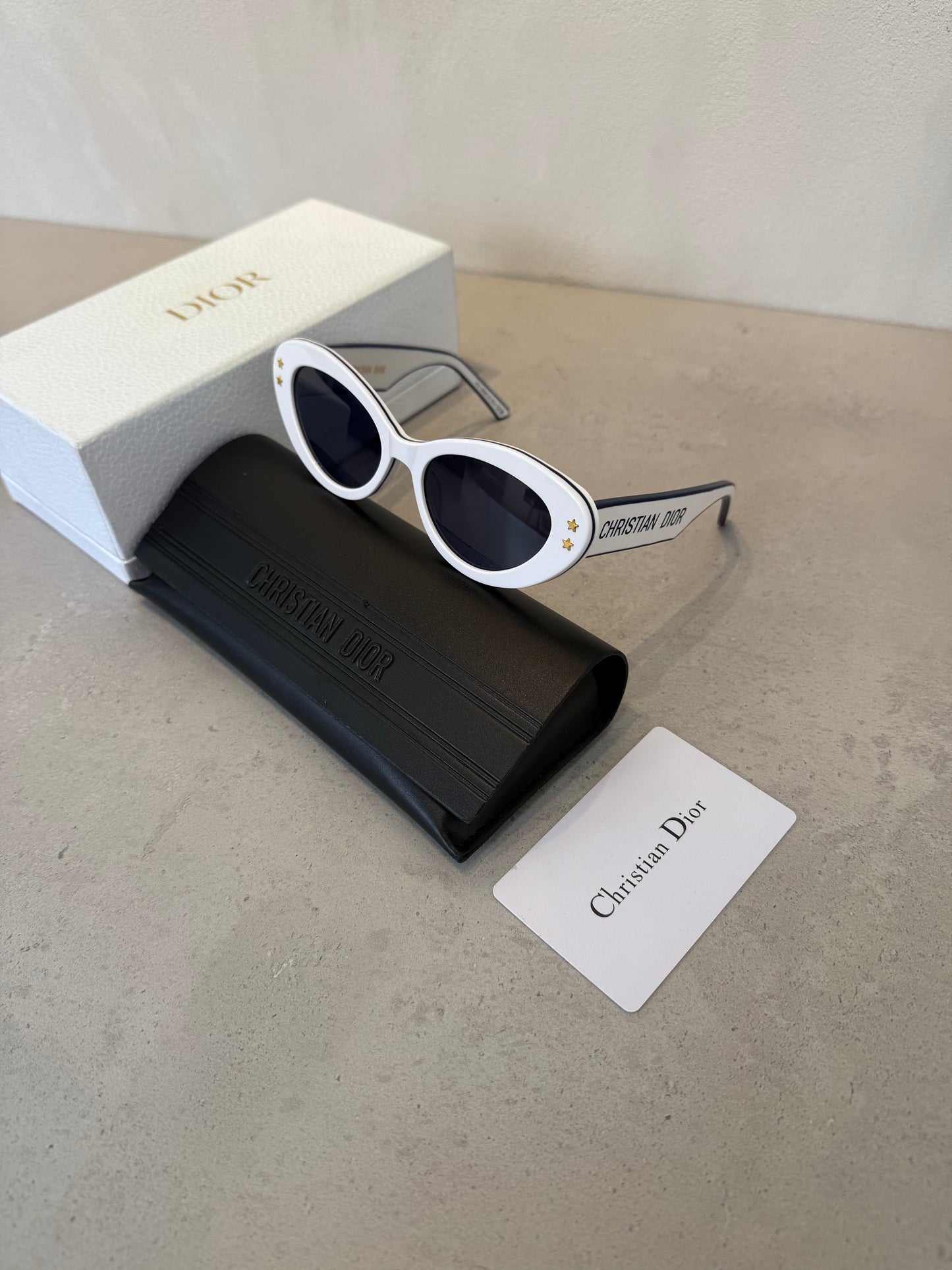 Gafas de sol CD blancos -5043