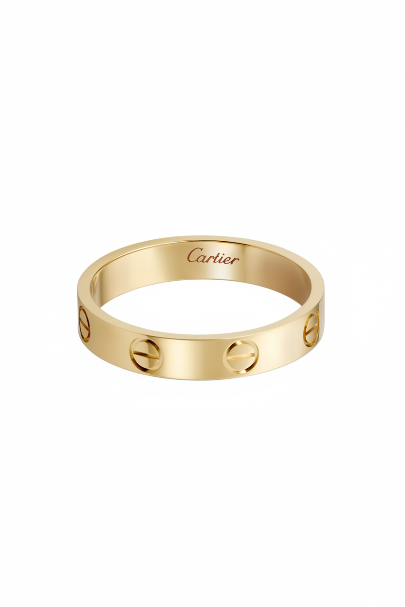 Anillo CRT LOVE RING - Delgado- Gold -5137
