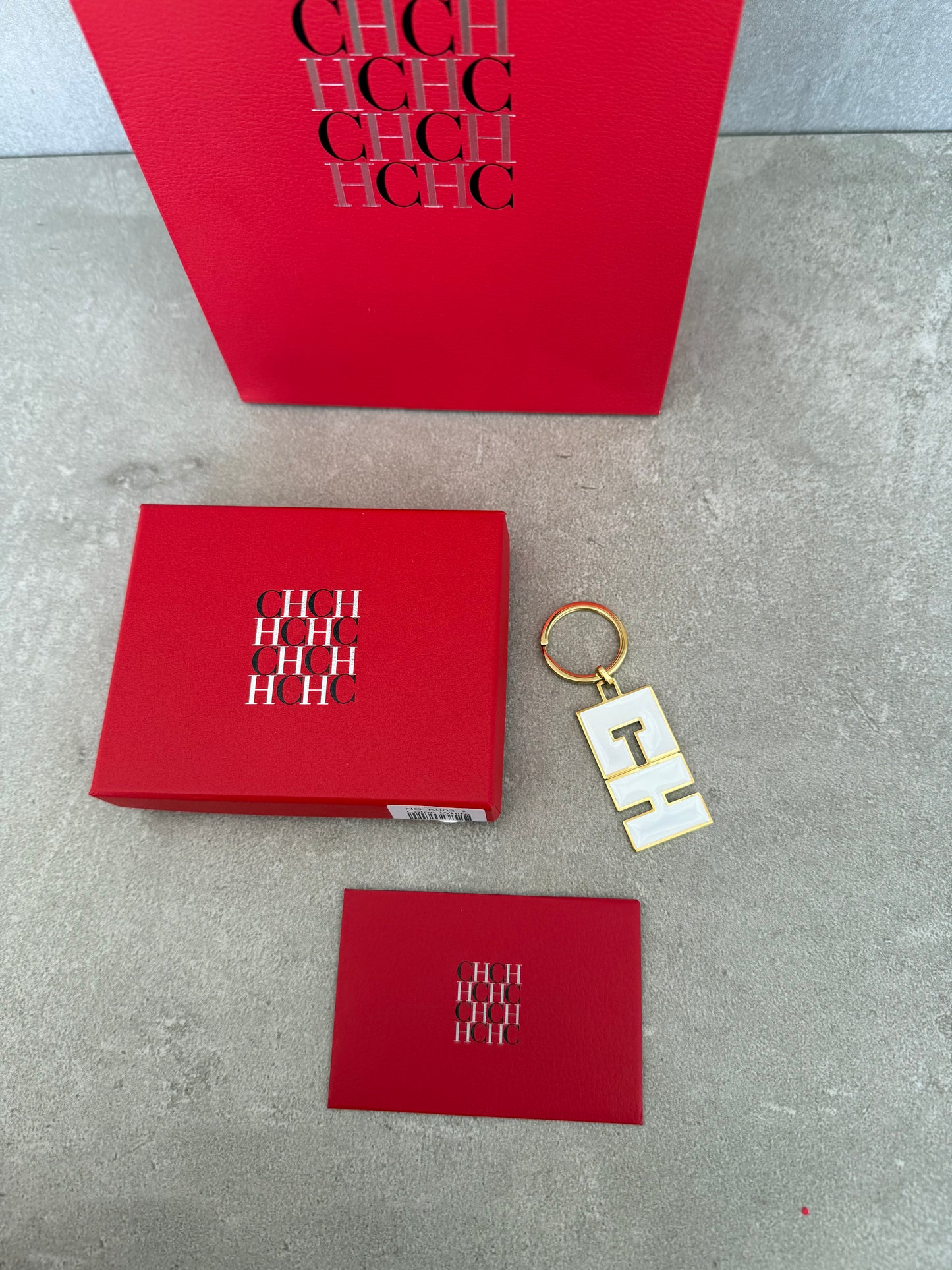 Llavero CH logo blanco