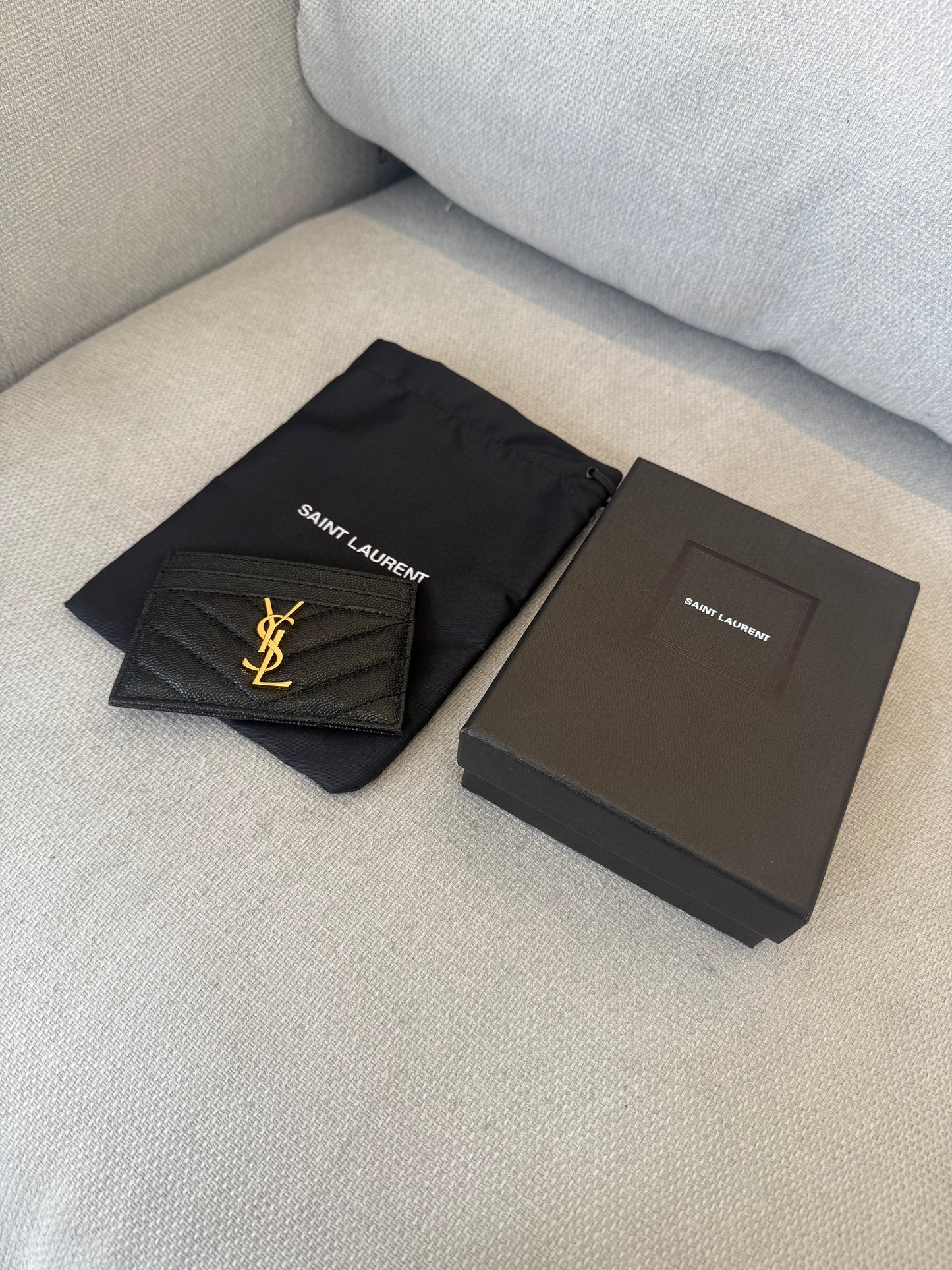 Tarjetero YSL black -5333
