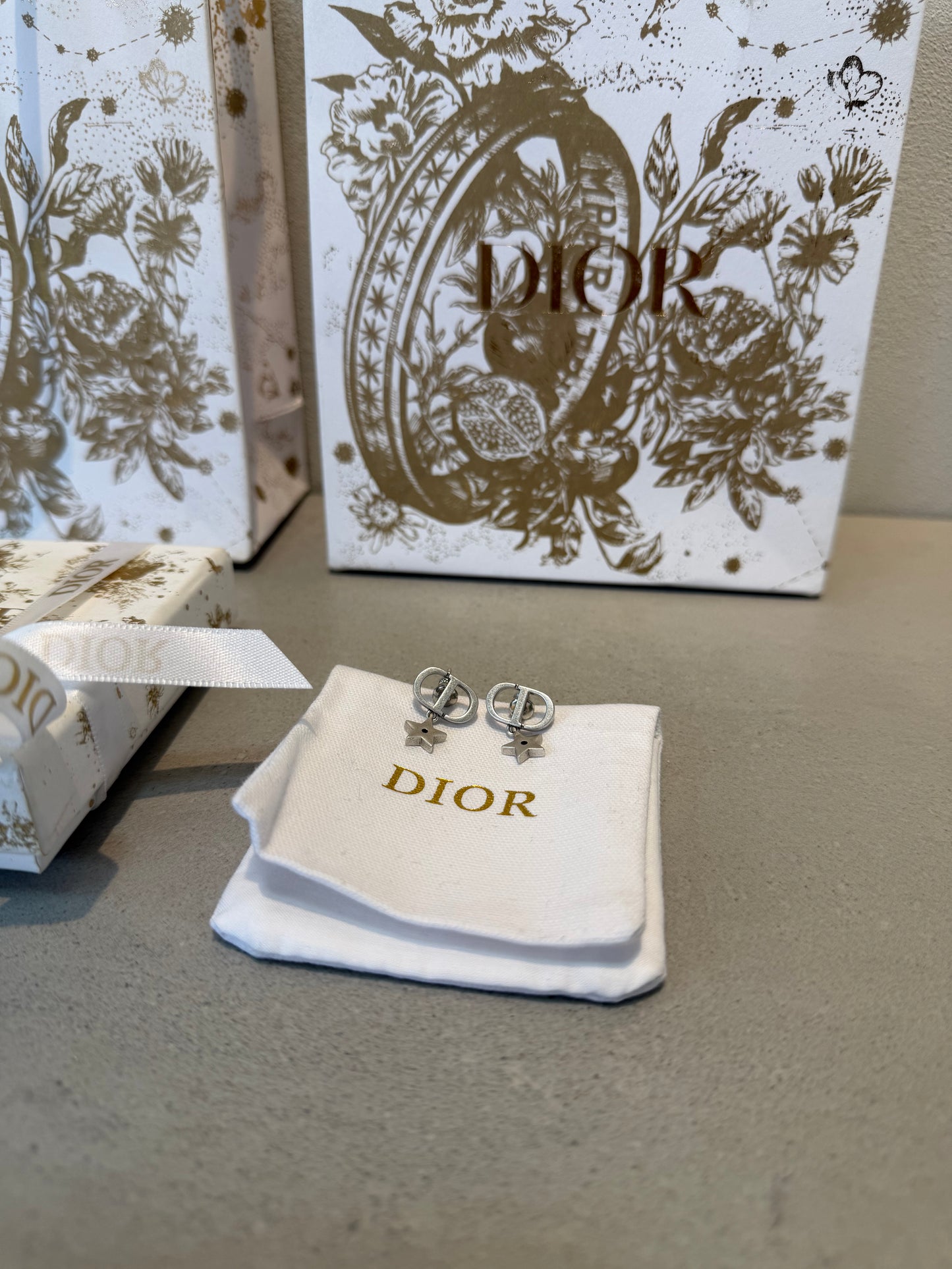 Aretes CD Estrella Plata