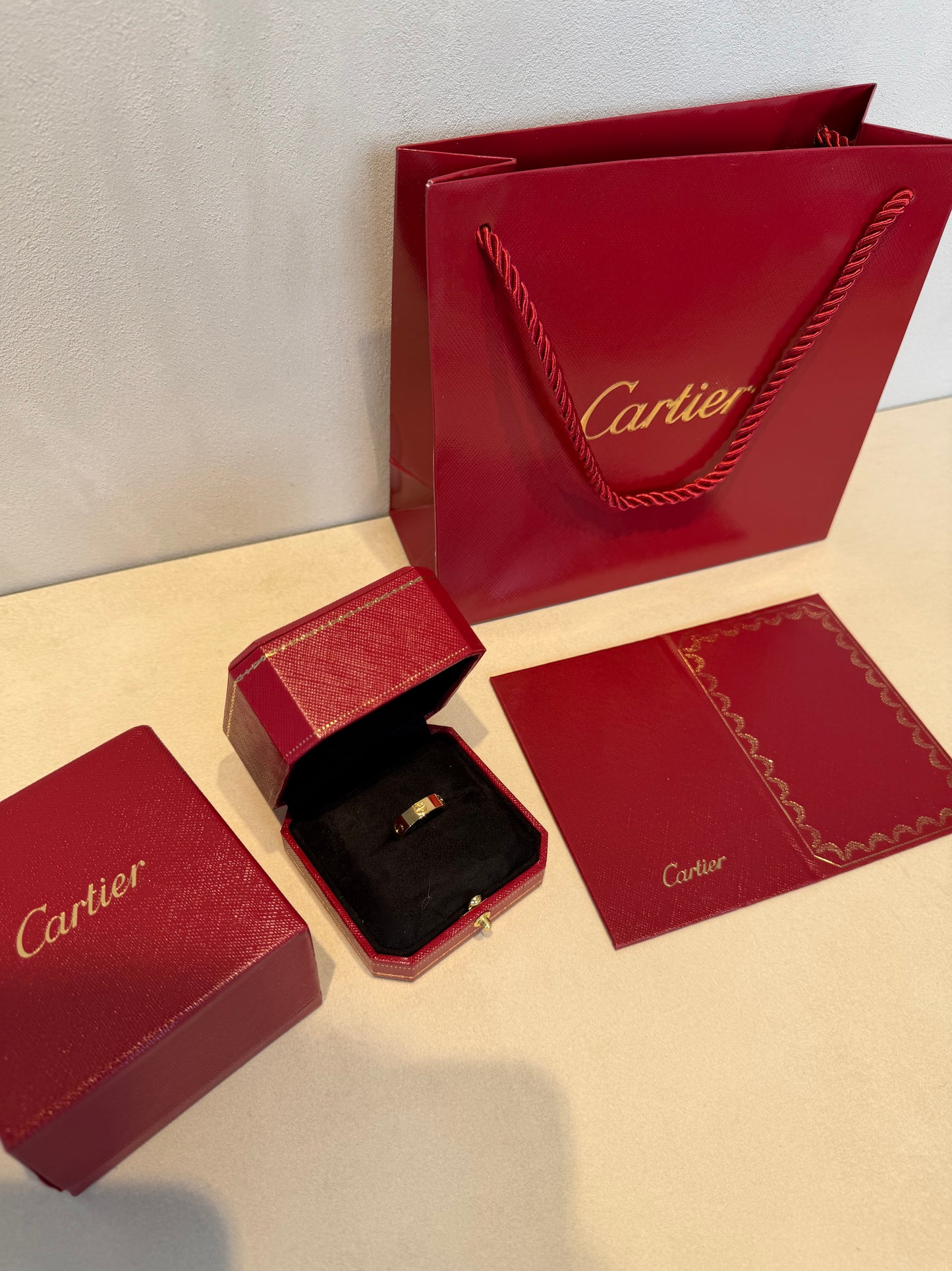 Anillo CRT LOVE RING- Grueso- Gold