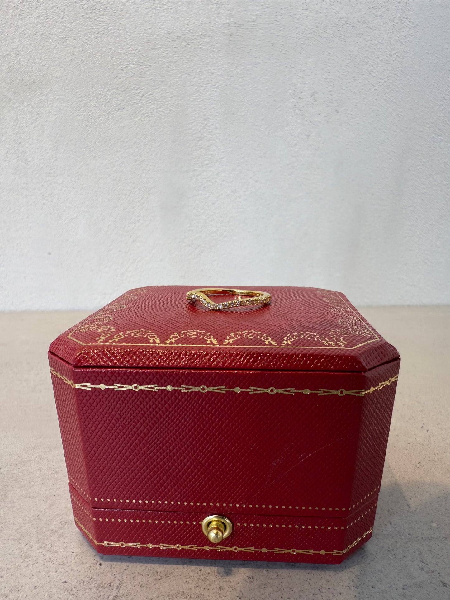 Anillo pandora dorado con zirconias PRECIO PENDIENTE