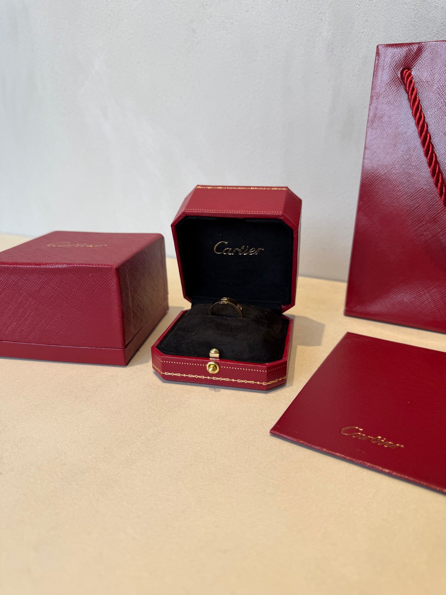 Anillo CRT LOVE RING- Grueso- Gold