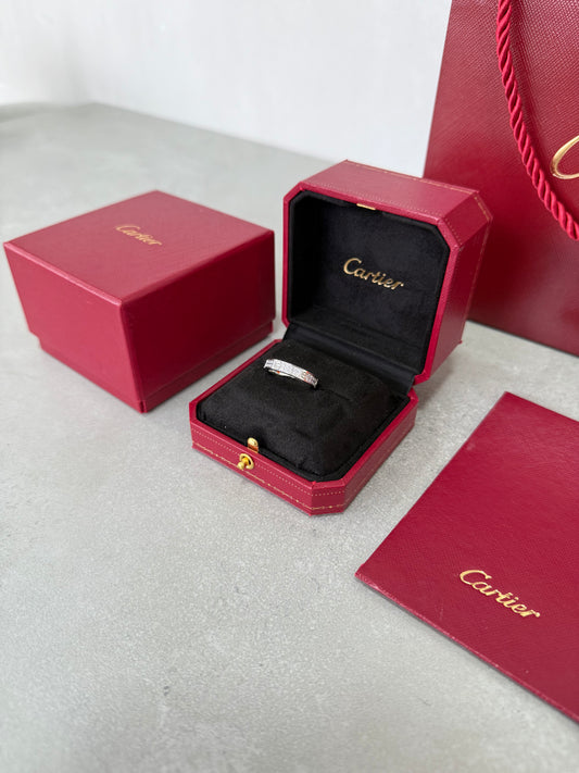 Anillo CRT LOVE RING - Delgado- Silver Zirconias