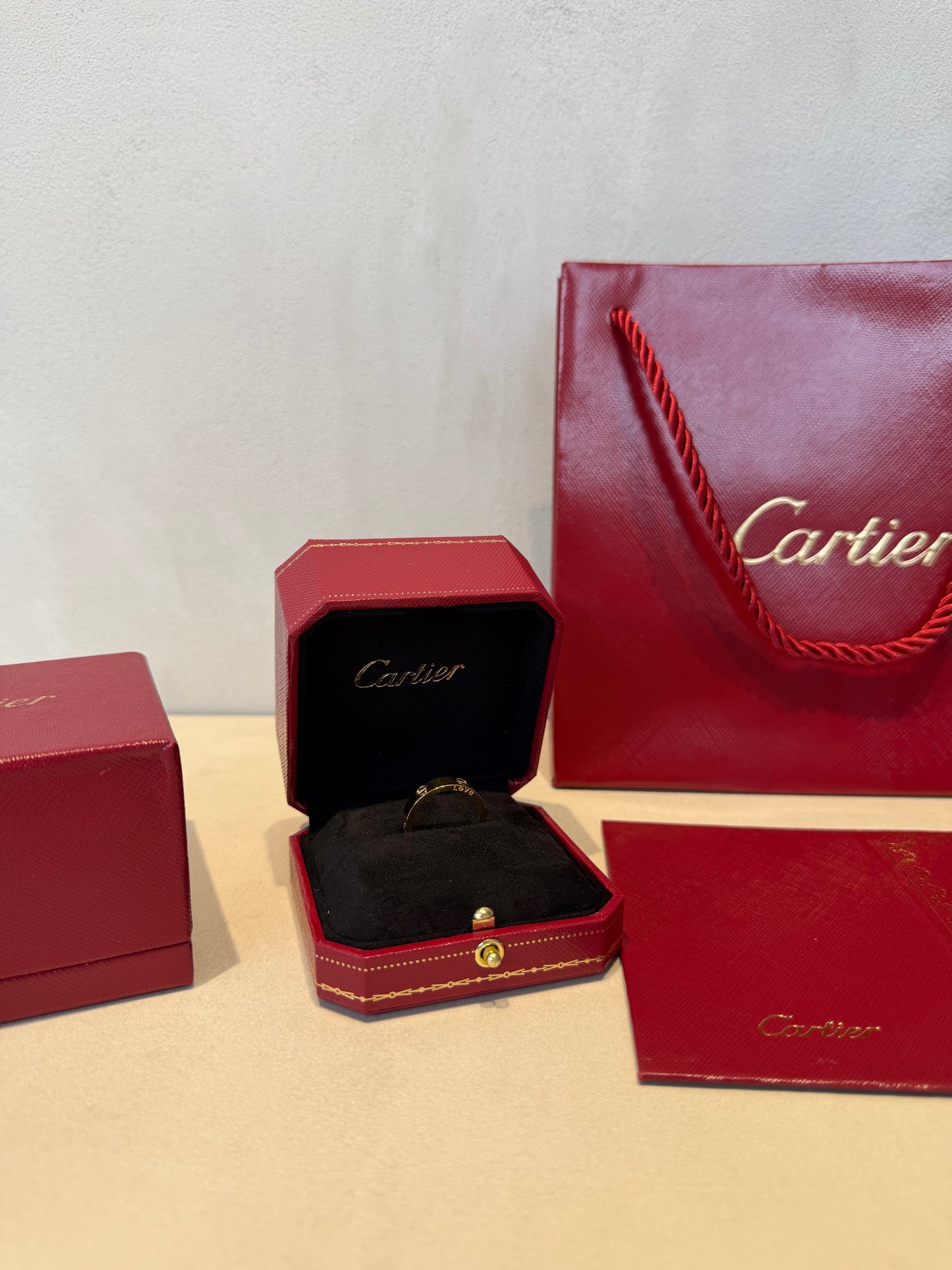 Anillo CRT LOVE RING - Delgado- Gold