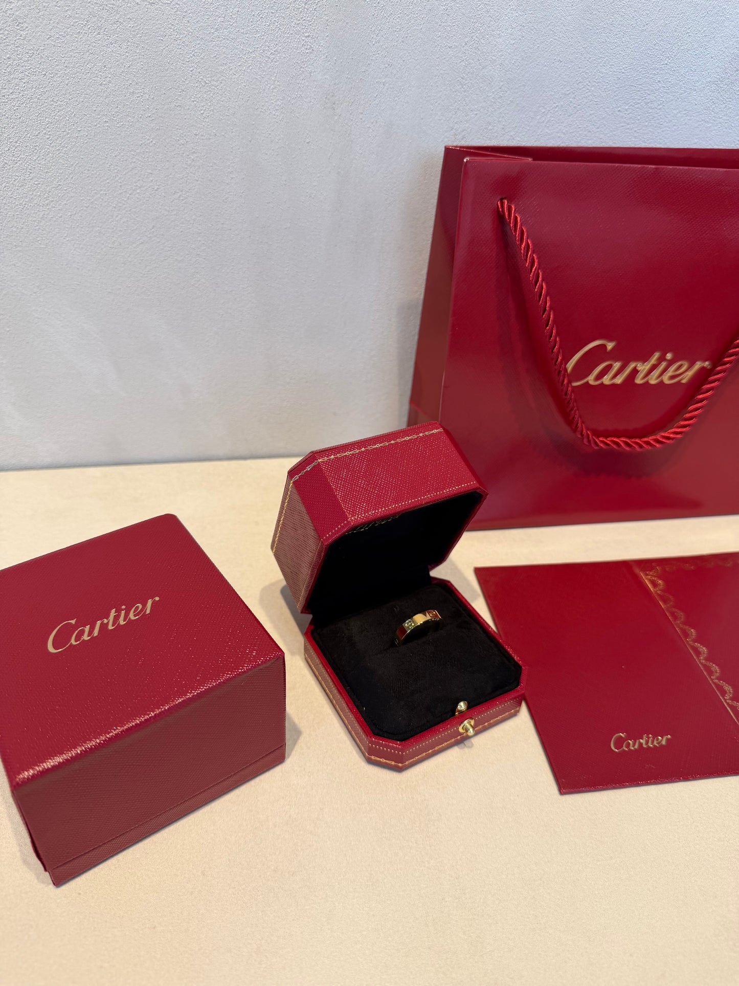 Anillo CRT LOVE RING - Delgado- Gold