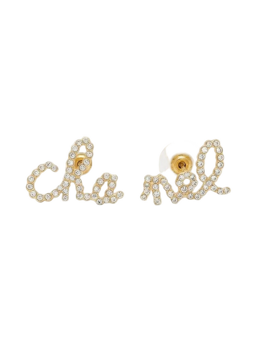 Aretes CC letras -5092