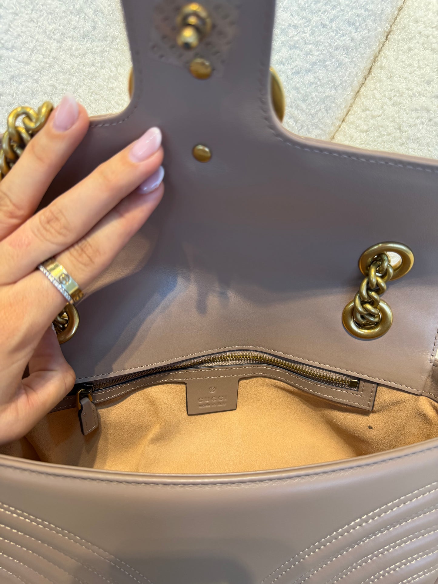 Bolso GG beige - 5633