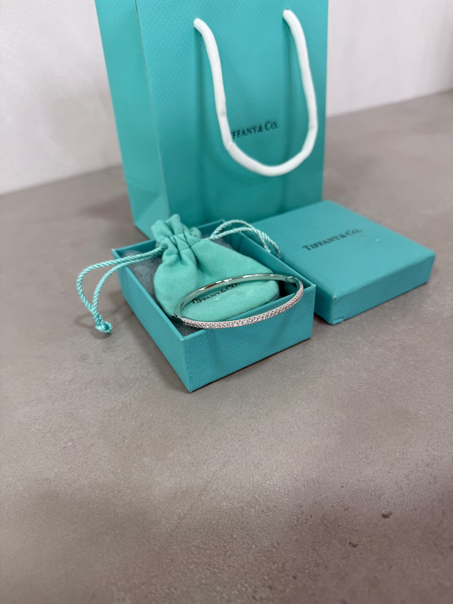 Pulsera TIF plata brillos