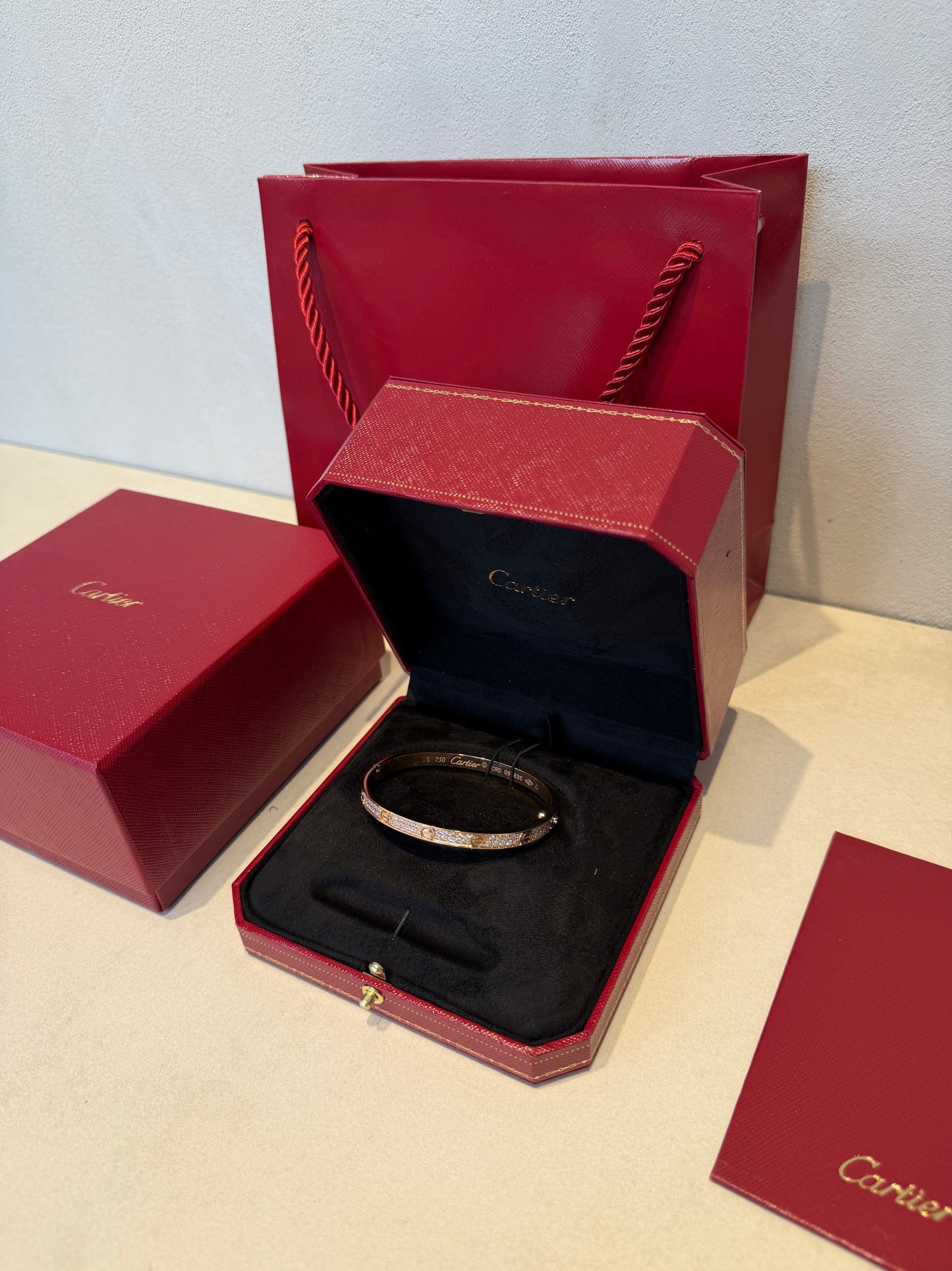 Pulsera CRT rose gold- diamantes