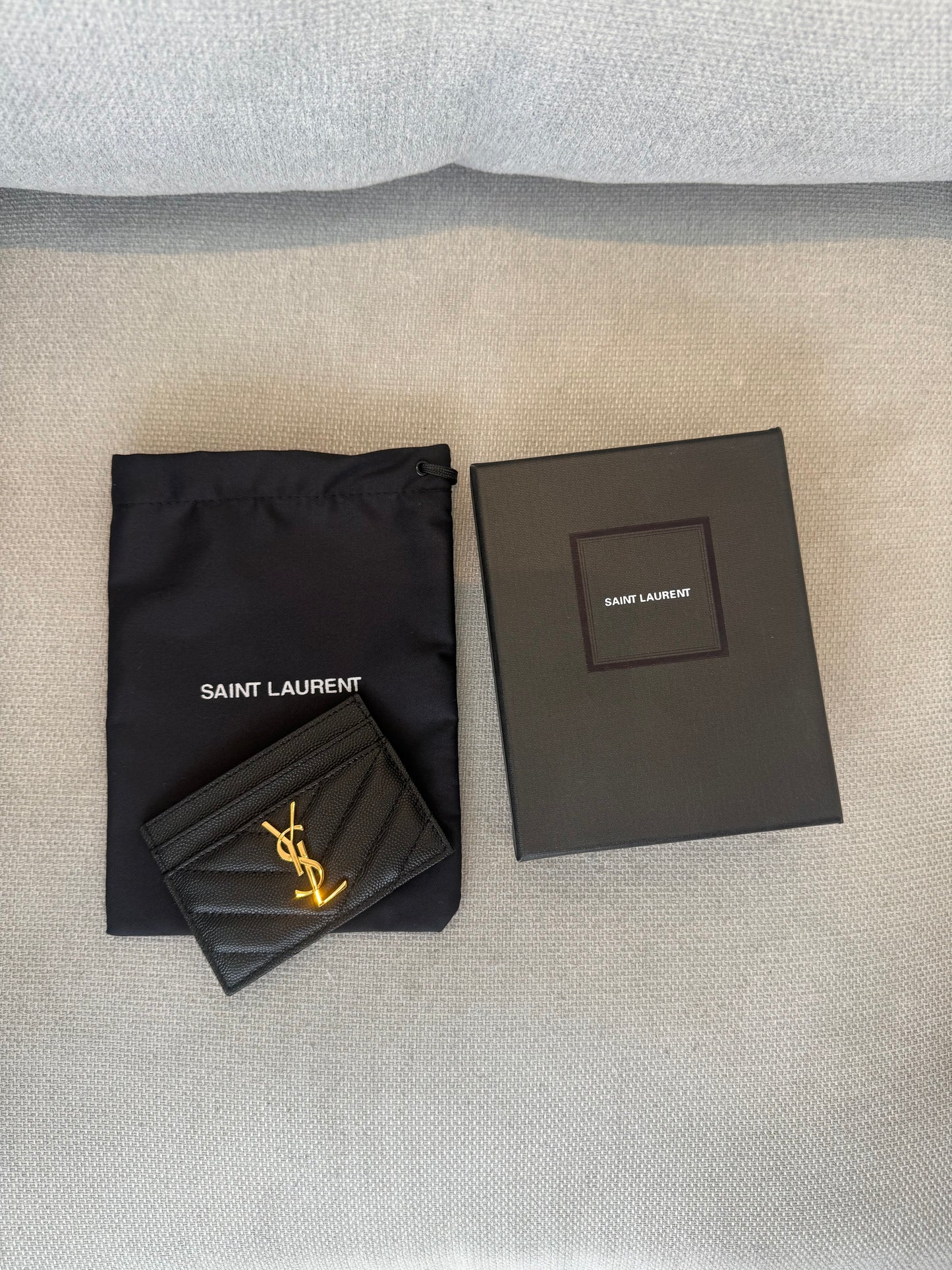 Tarjetero YSL black -5333