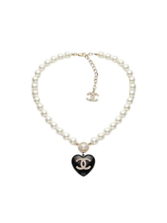 Collar CC perlas -5127