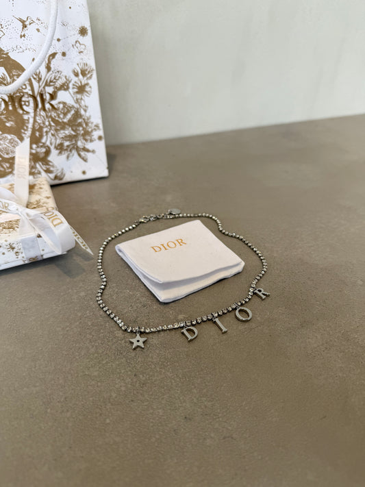 Collar CD logo plateado