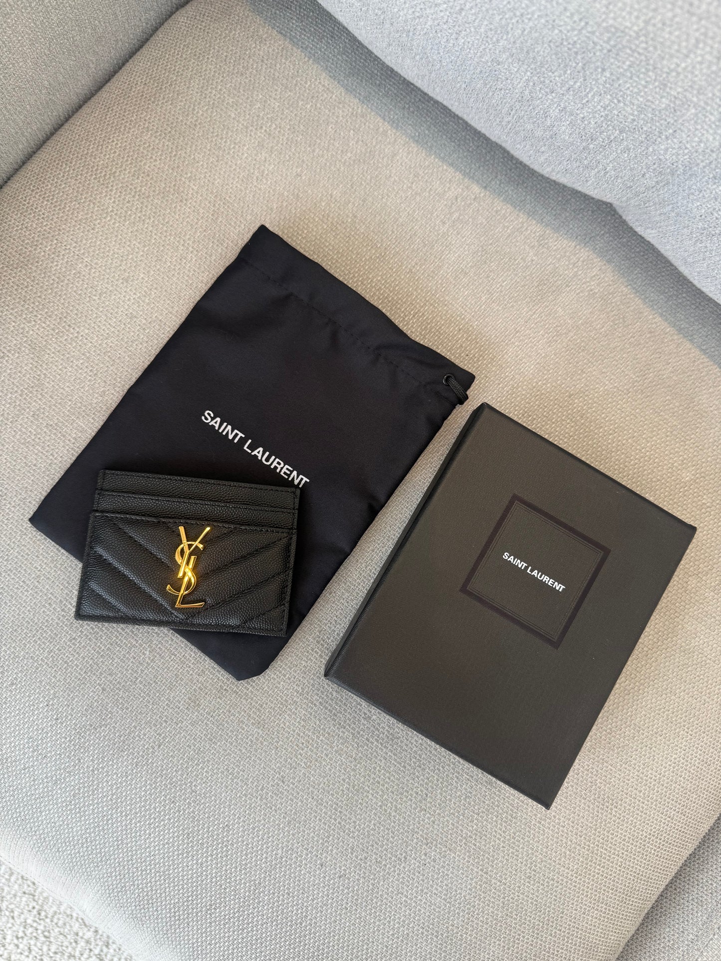 Tarjetero YSL black -5333