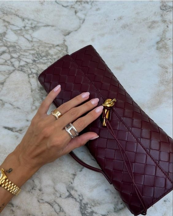 Bottega Venneta Burgundy Bag