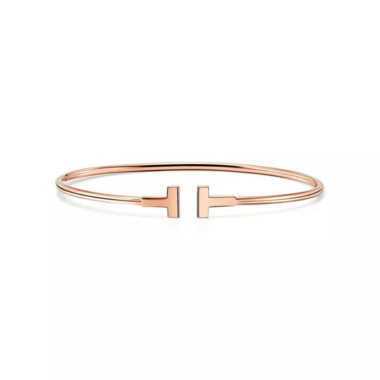 Pulsera TIF T oro rosa - 5588