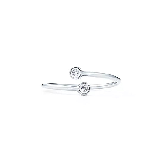 Anillo TIF  plateado -5177