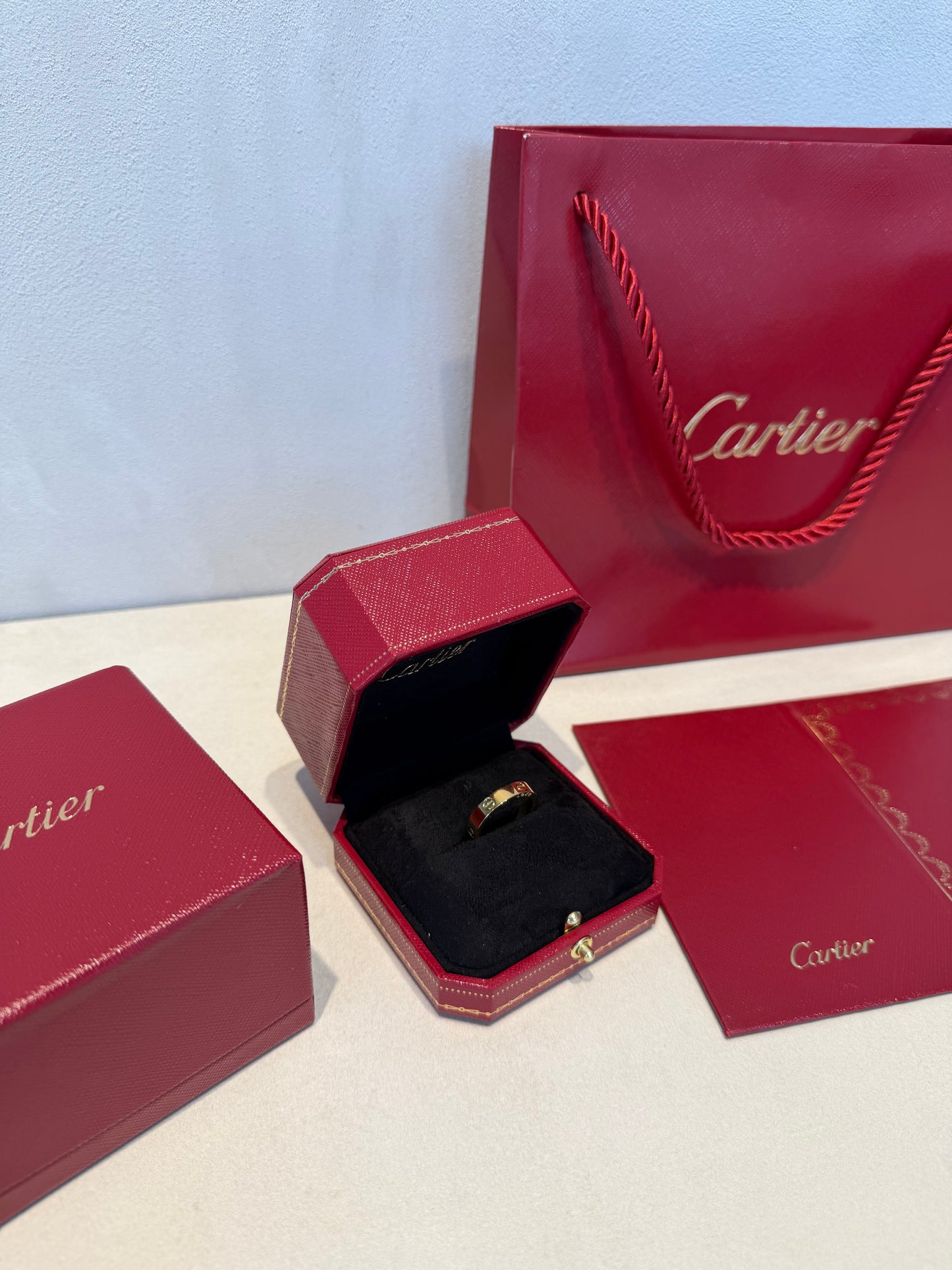 Anillo CRT LOVE RING - Delgado- Gold