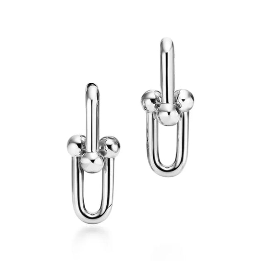 Aretes TIF plateados 5637