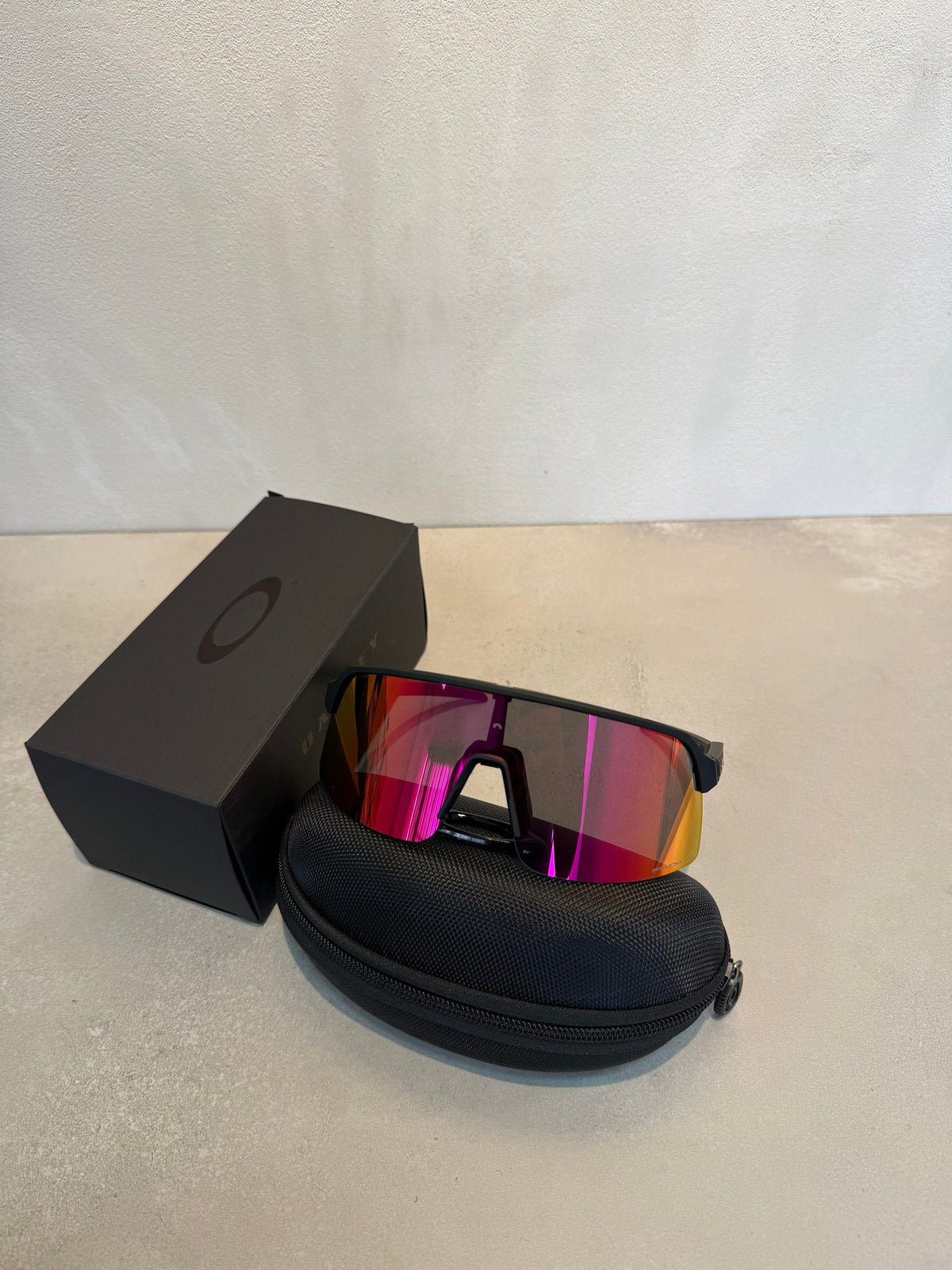 Lentes OAK negros cuadrados 7199