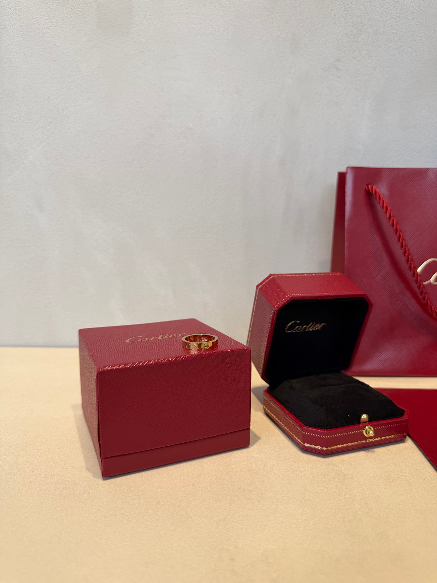 Anillo CRT LOVE RING - Delgado- Gold