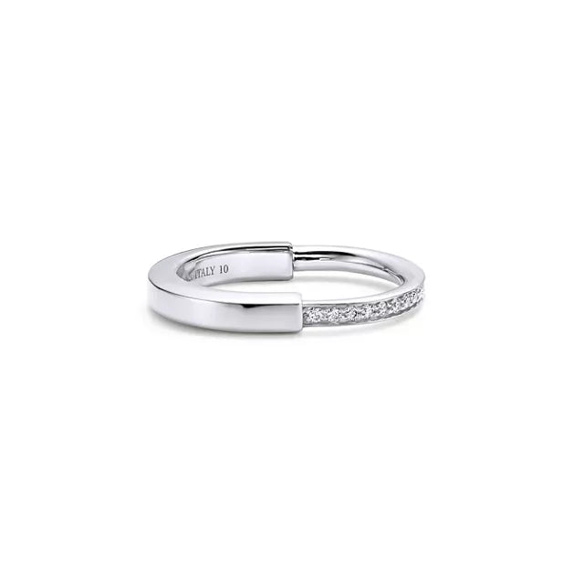 Anillo TIF plateado y diamantes -5178