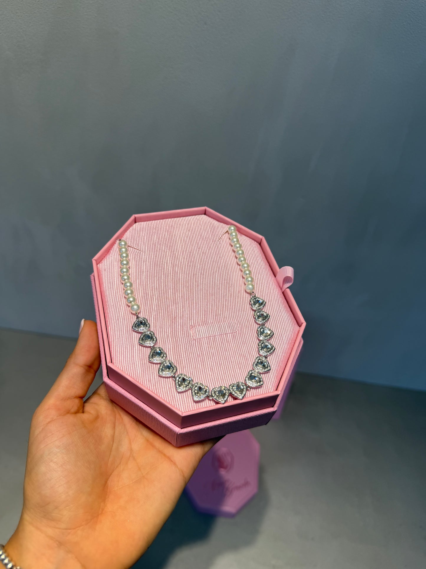 Collar SW Perlas y Corazones - 5427
