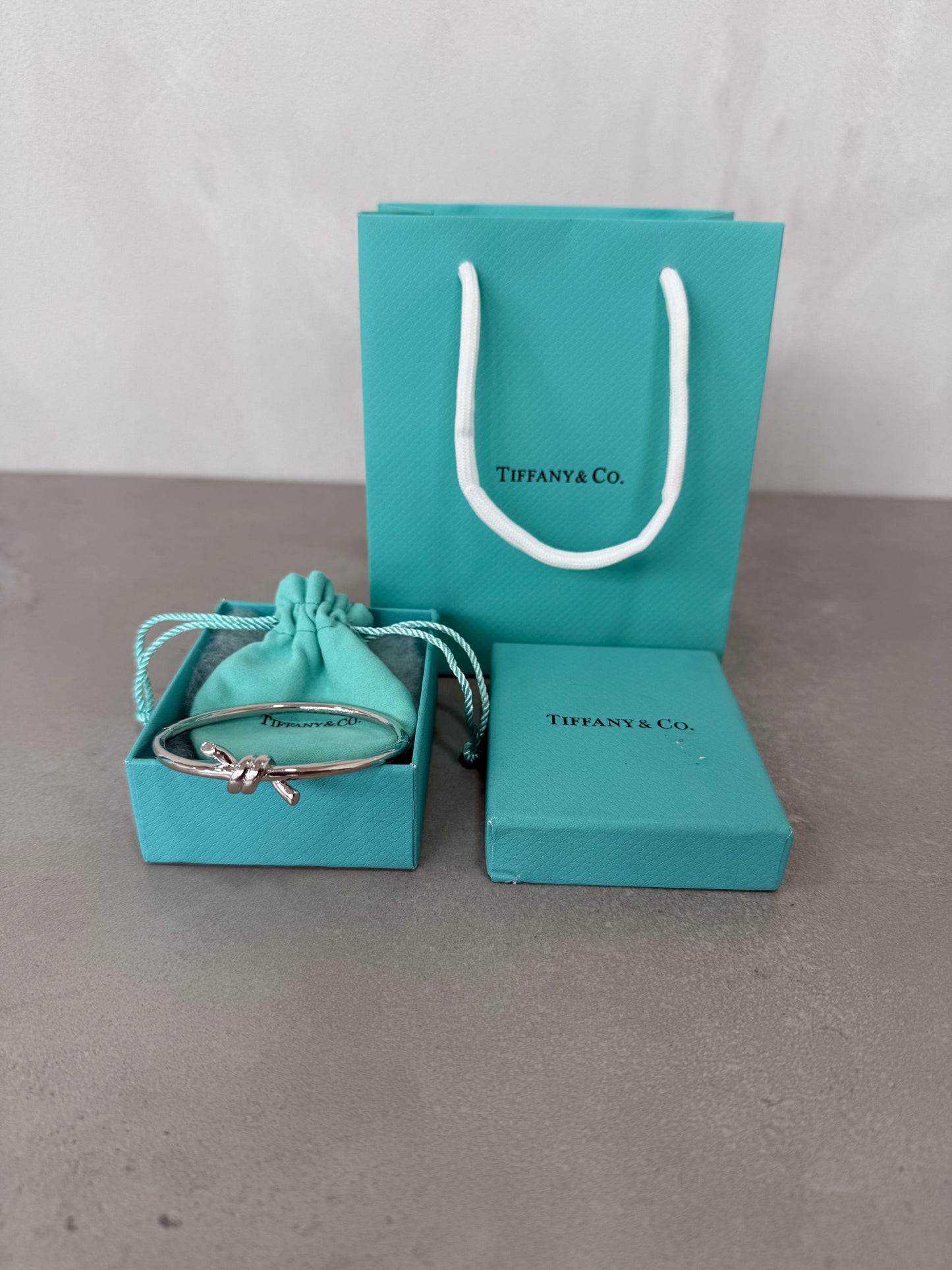 Pulsera TIF lazo plata