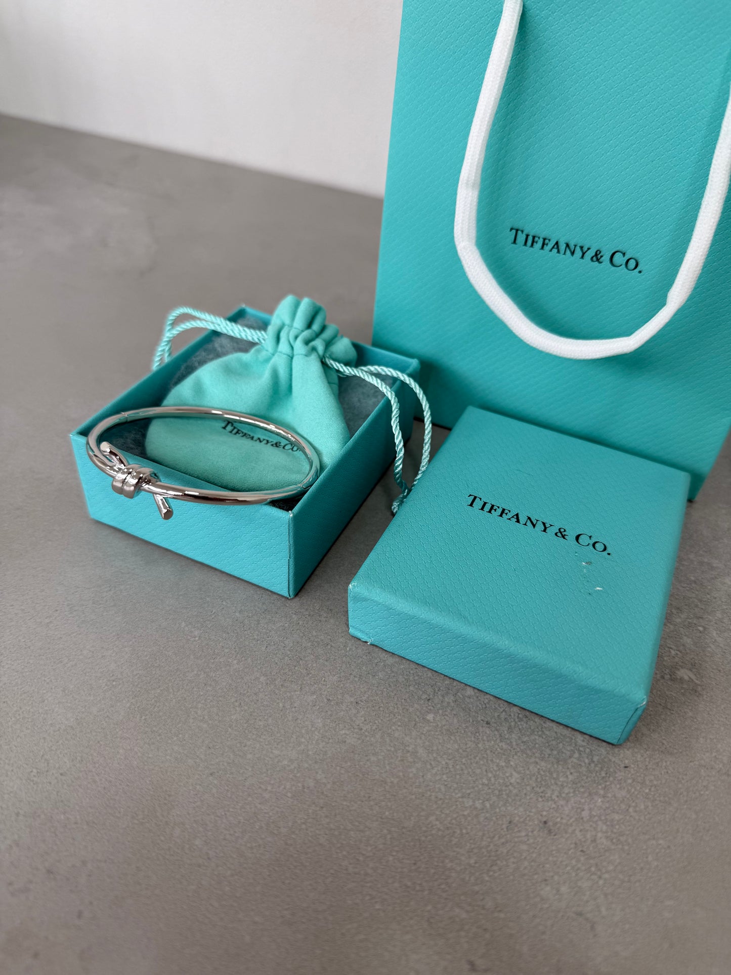 Pulsera TIF lazo plata