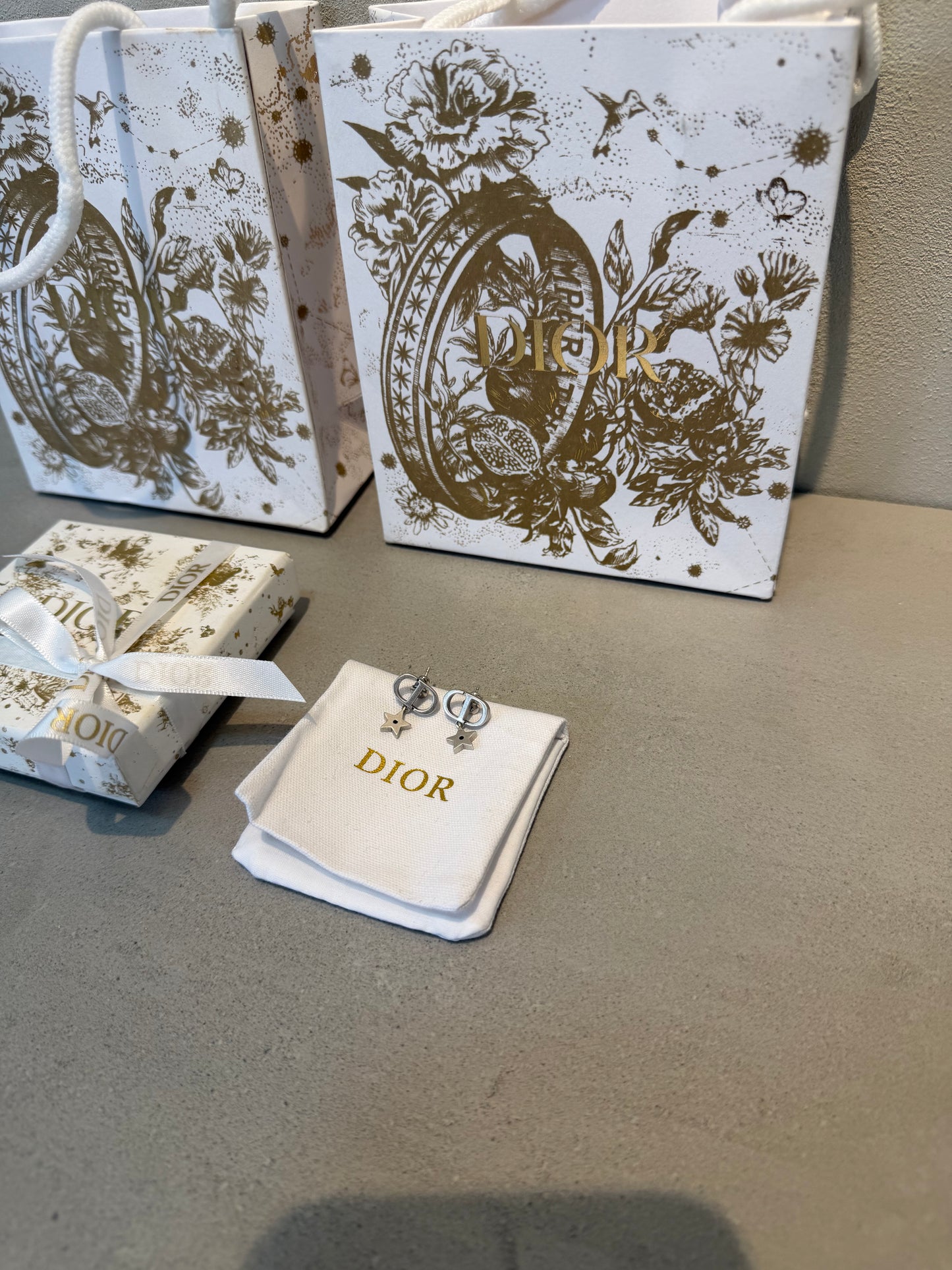 Aretes CD Estrella Plata