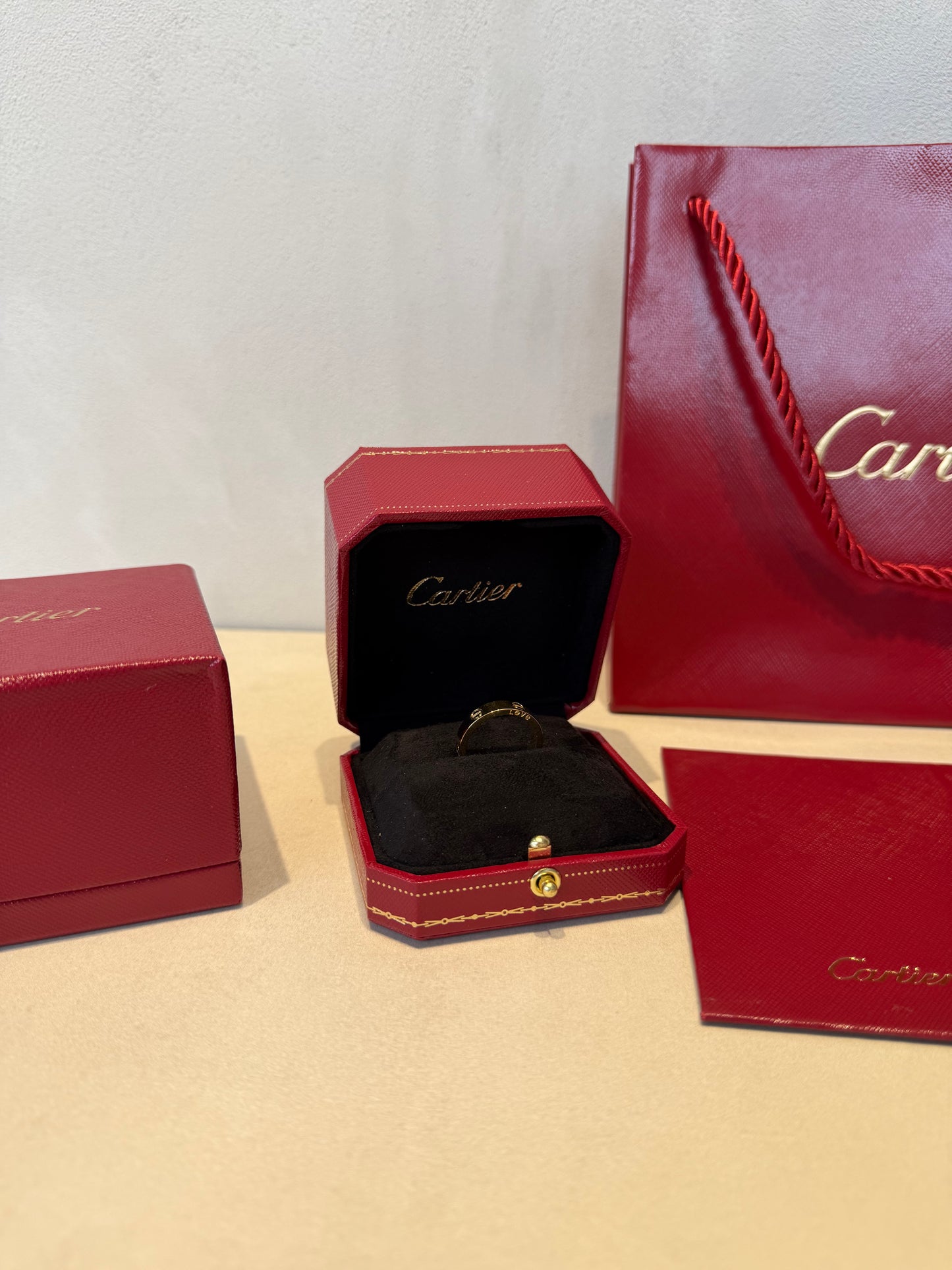 Anillo CRT LOVE RING - Delgado- Gold