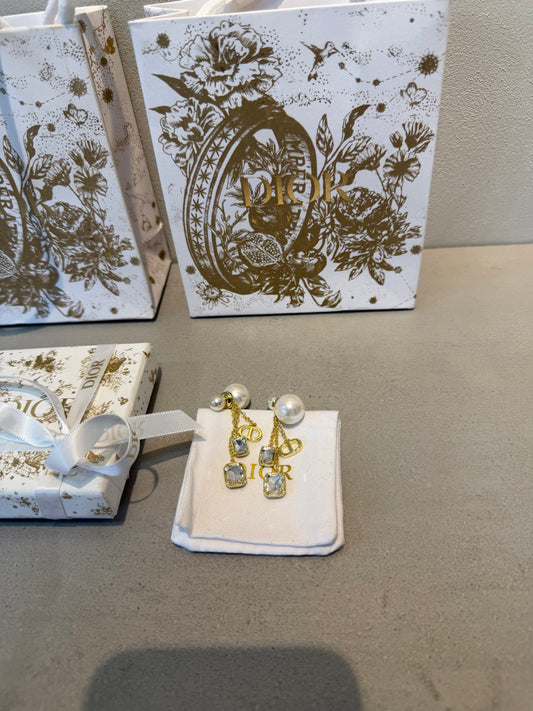 Aretes CD Gema y Perla