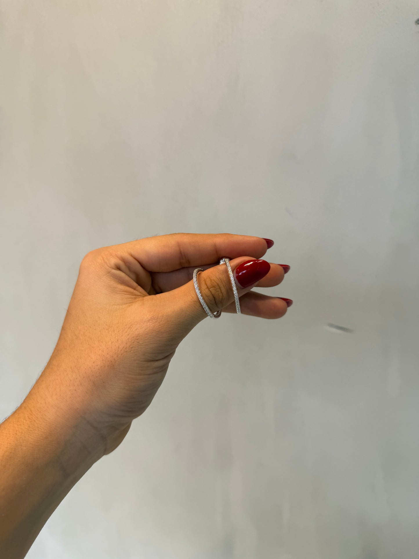 Aretes TIF plateados