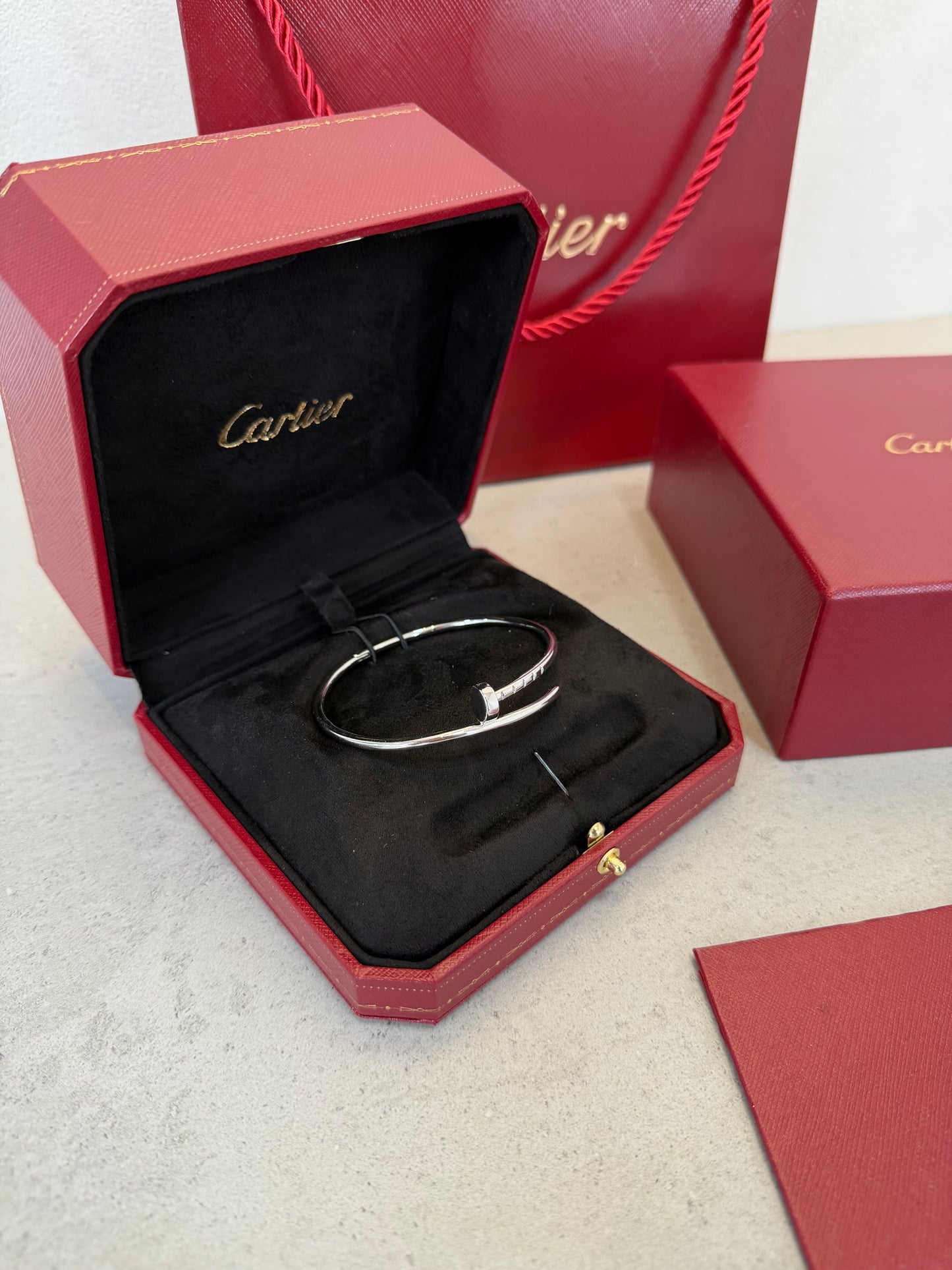 Pulsera CRT- JC plateada con cierre -5156