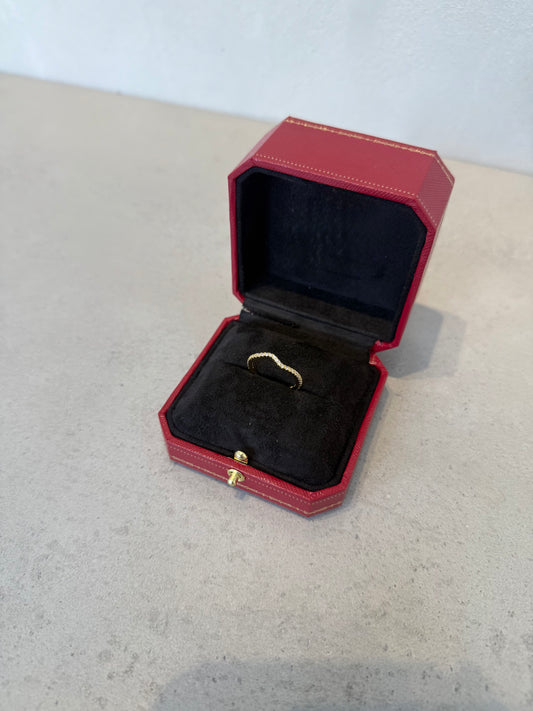 Anillo pandora dorado con zirconias PRECIO PENDIENTE