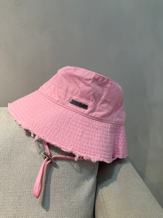 Sombrero Jacquemus rosa -5342